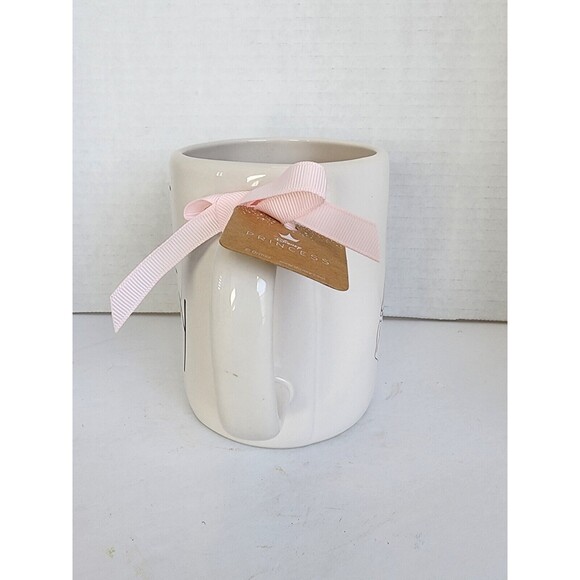Rae Dunn Disney Ceramic Mug BELLE Princess LOVE STORY Double Sided Artesian New - Picture 2 of 9